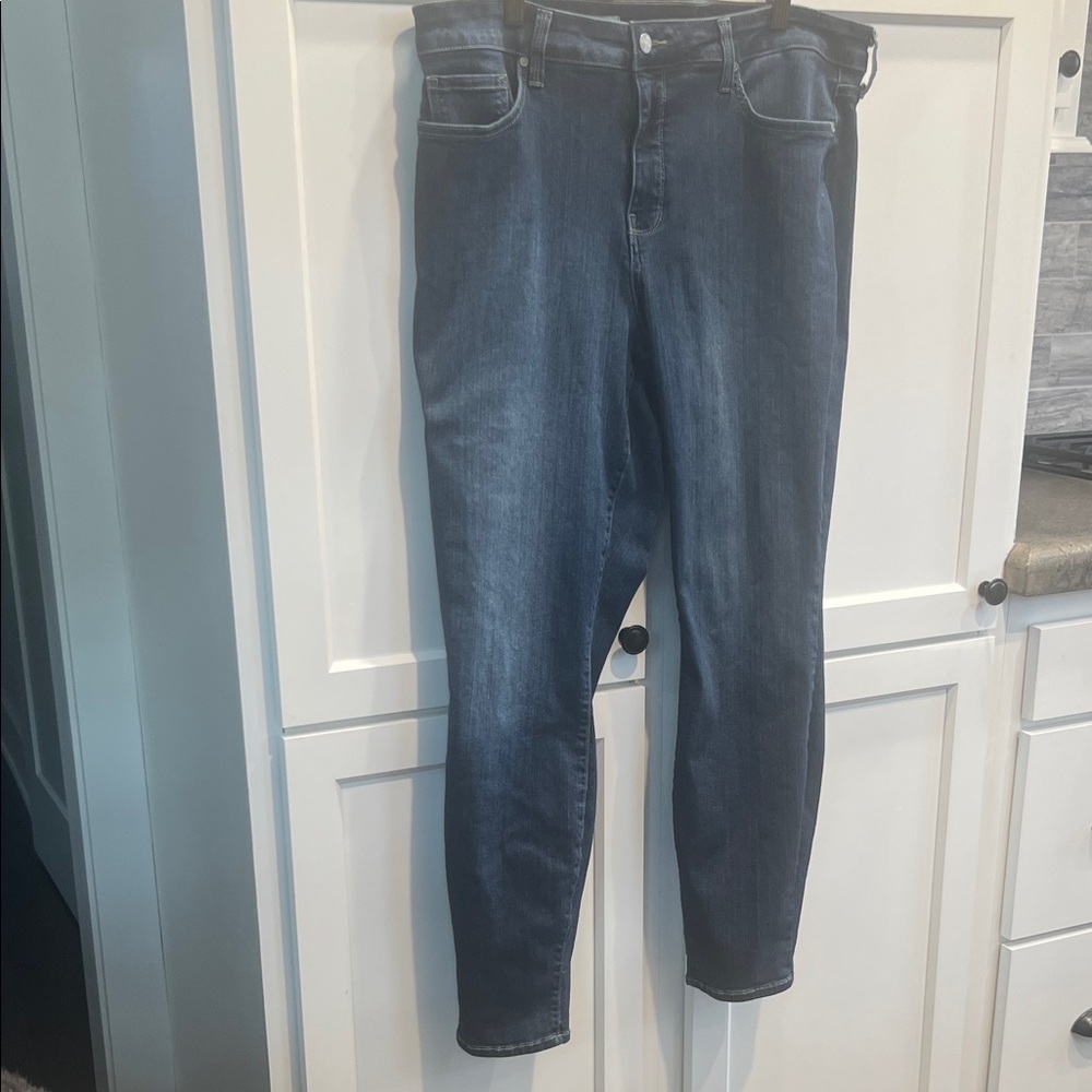 NYDJ Dark Blue Skinny Jeans Size 16